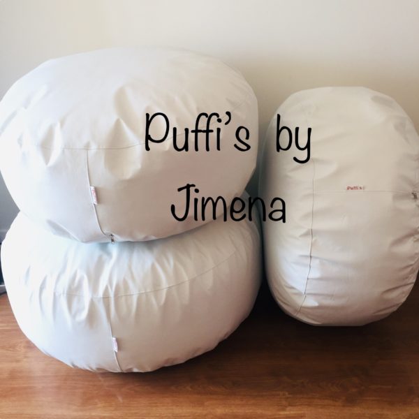 Puff Redondo 70 x 30 cms. Confeccionado En Eco Cuero. - Imagen 6