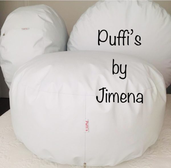 Puff Redondo 80 x 50 cms, Variedad de Colores.