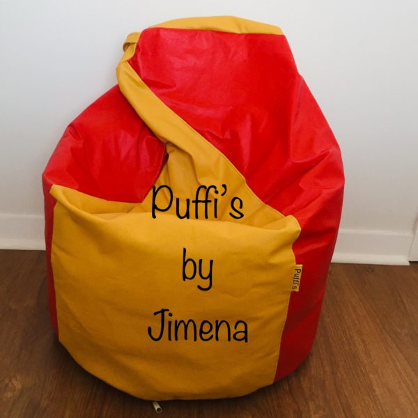 Puff Pera XL, 90 X 120 cms. Confeccionado En Eco Cuero. - Imagen 6