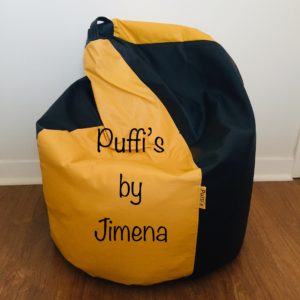 Puff Pera Niño Personalizado 55 x 90 cms, Confeccionado En Eco Cuero.
