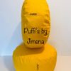 Puff Redondo 80 x 40 cms. Confeccionado En Eco Cuero. - Imagen 2
