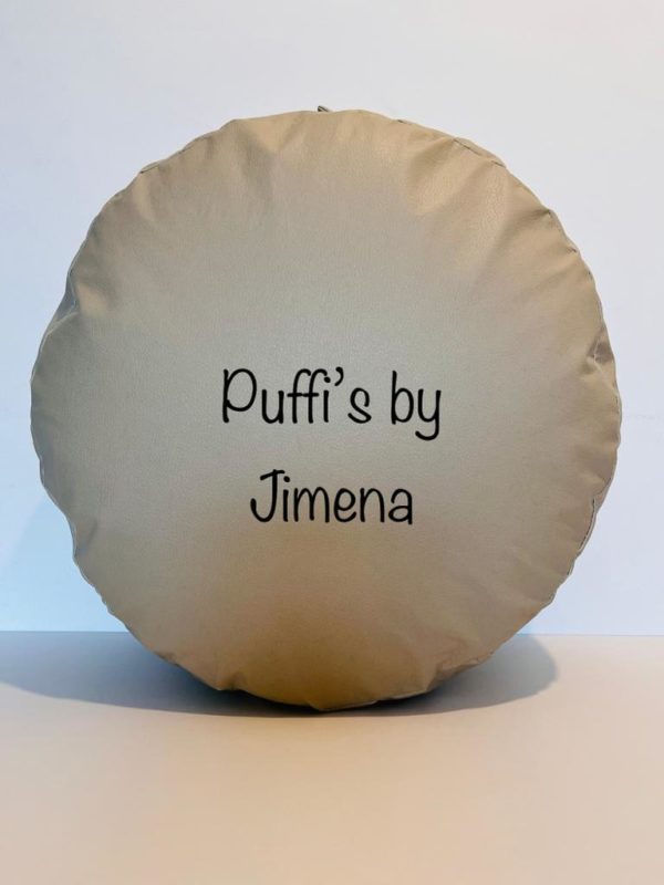 Puff Redondo 40 x 10 cms, Variedad de Colores. - Imagen 4