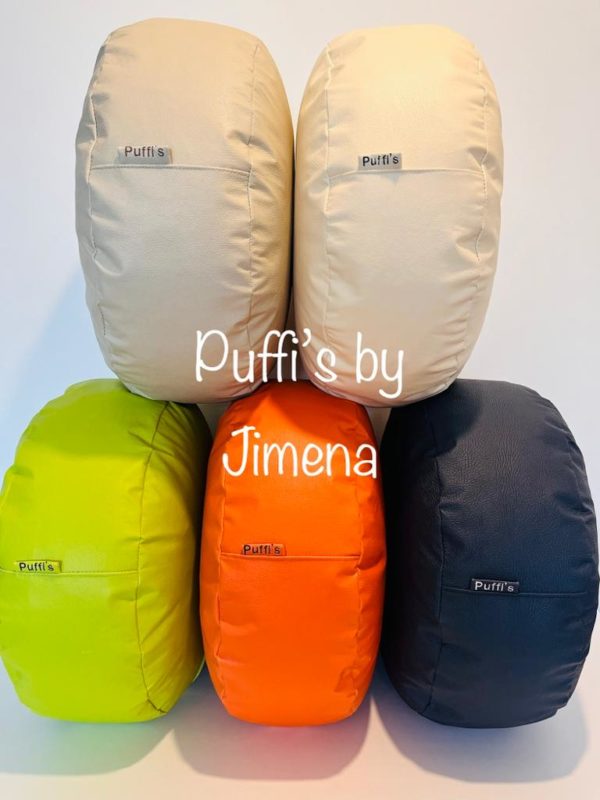 Puff Redondo 40 x 10 cms, Variedad de Colores. - Imagen 12