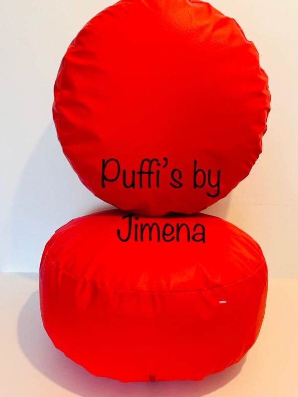 Puff Redondo 40 x 10 cms, Variedad de Colores. - Imagen 11