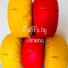 Puff Redondo 40 x 10 cms, Variedad de Colores. - Imagen 13