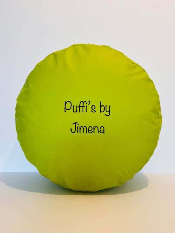 Puff Redondo 40 x 10 cms, Variedad de Colores. - Imagen 14