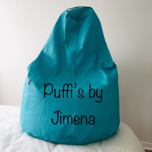 Puff Pera XL, 90 X 120 cms. Confeccionado En Eco Cuero.