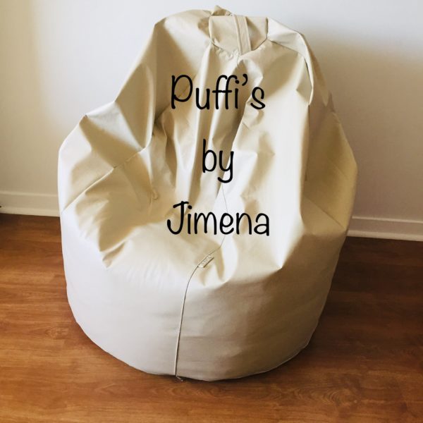 Puff Pera XL, 90 X 120 cms. Confeccionado En Eco Cuero. - Imagen 4