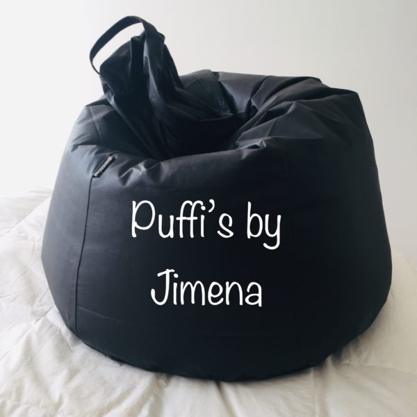 Puff Pera XL, 90 X 120 cms. Confeccionado En Eco Cuero. - Imagen 8