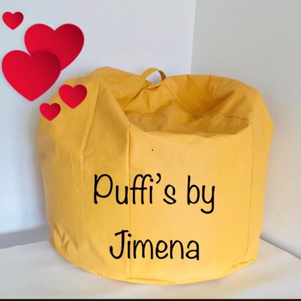 Puff Pera XL, 90 X 120 cms. Confeccionado En Eco Cuero. - Imagen 7