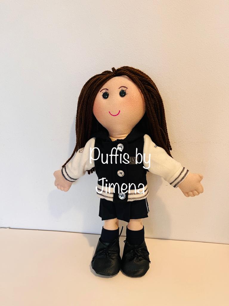 Muñeca de trapo personalizada Jimena