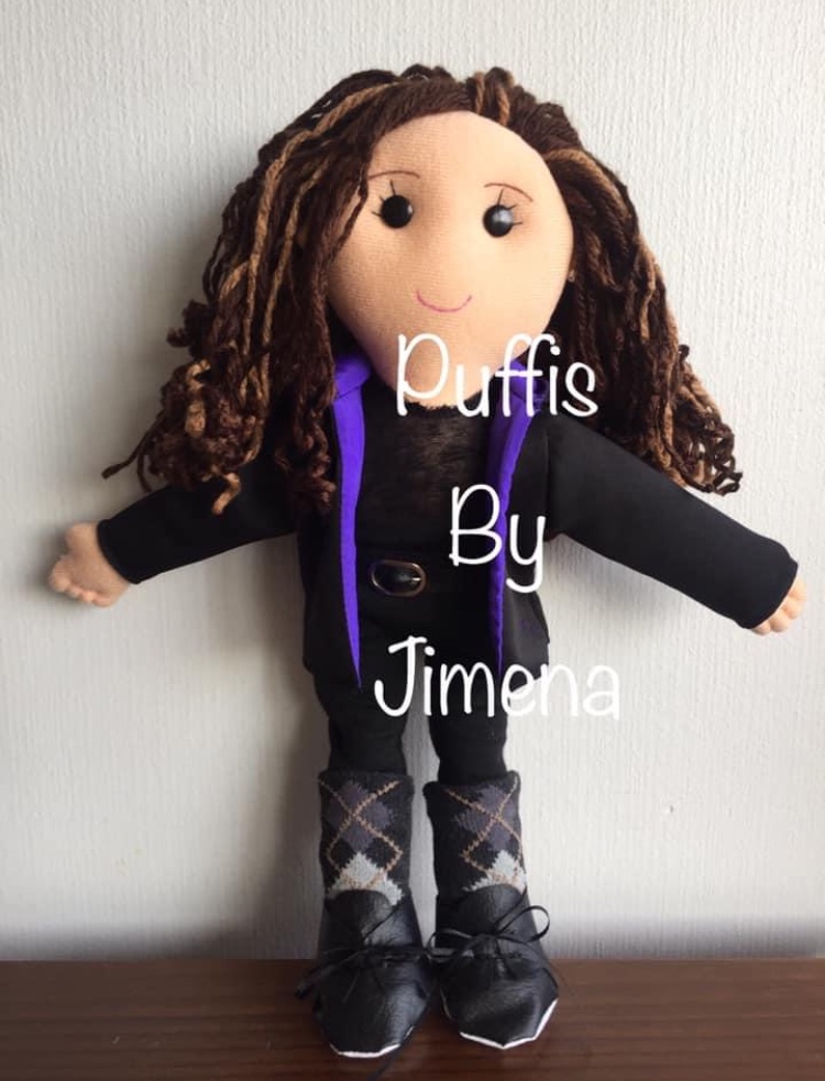 Muñeca de trapo personalizada Jimena
