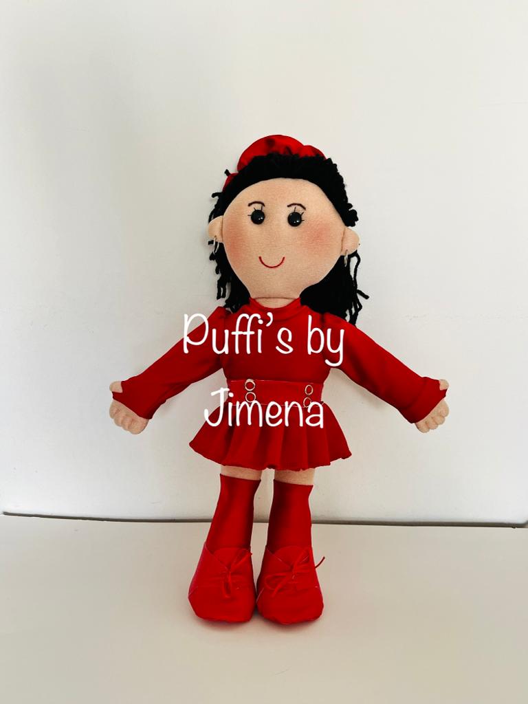 Muñeca de trapo personalizada Jimena