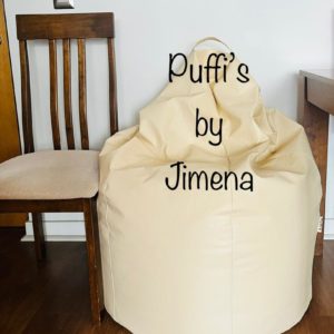 Puff Pera Adulto 75 X 110 cms. Confeccionado En Eco Cuero.